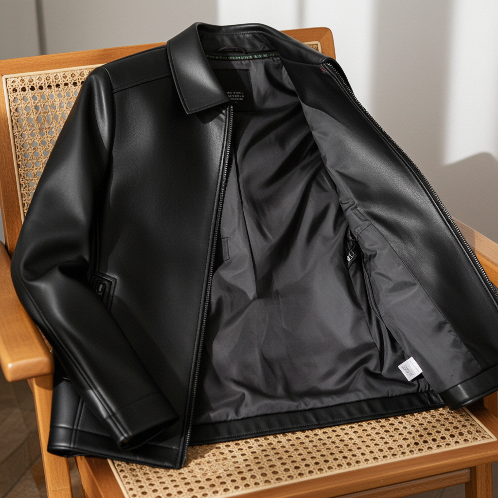 Men's Premium Slim Leather Jacket – The Regent