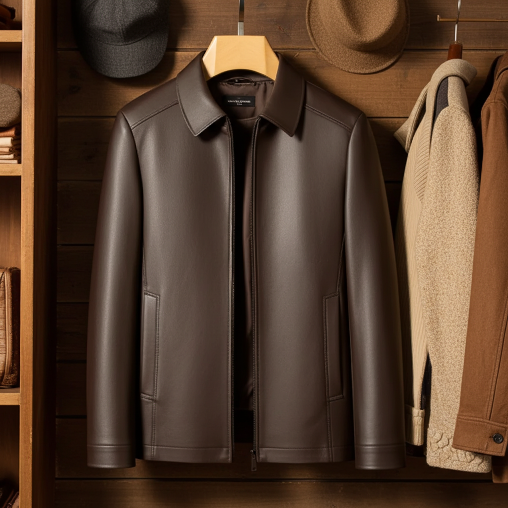 Men's Premium Slim Leather Jacket – The Regent