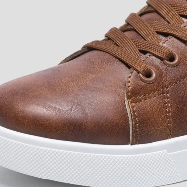 Leather Sneakers for Men + Leather Backpack - The Heritage Kit