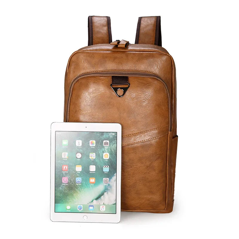 Slim Leather Backpack for Men - Der Monarch Classic