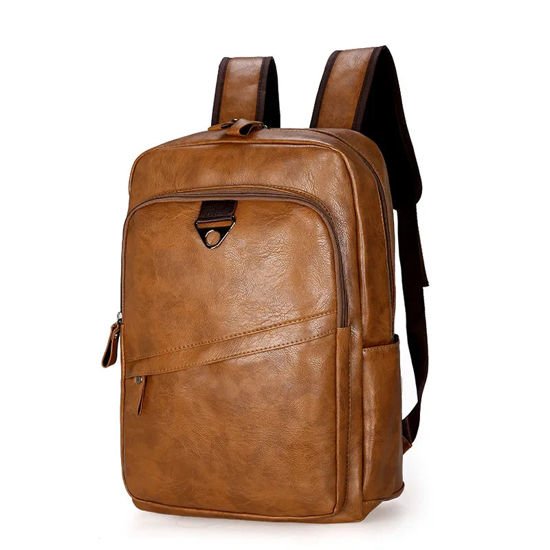 Slim Leather Backpack for Men - Der Monarch Classic
