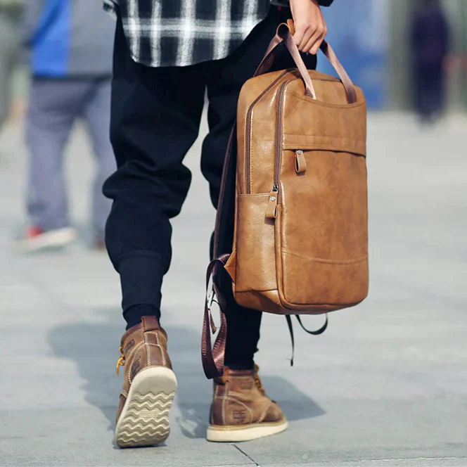 Slim Leather Rucksack - Der Monarch Imperium