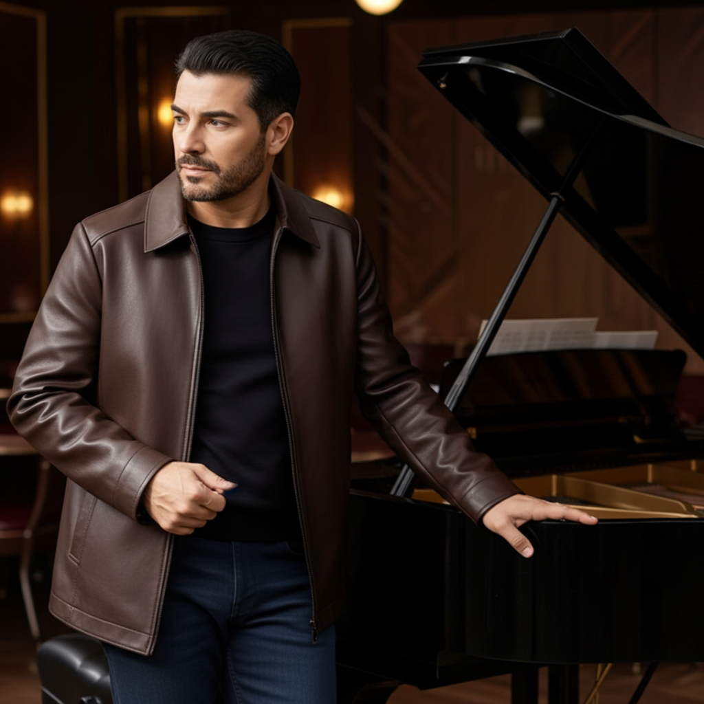 Men's Premium Slim Leather Jacket – The Regent