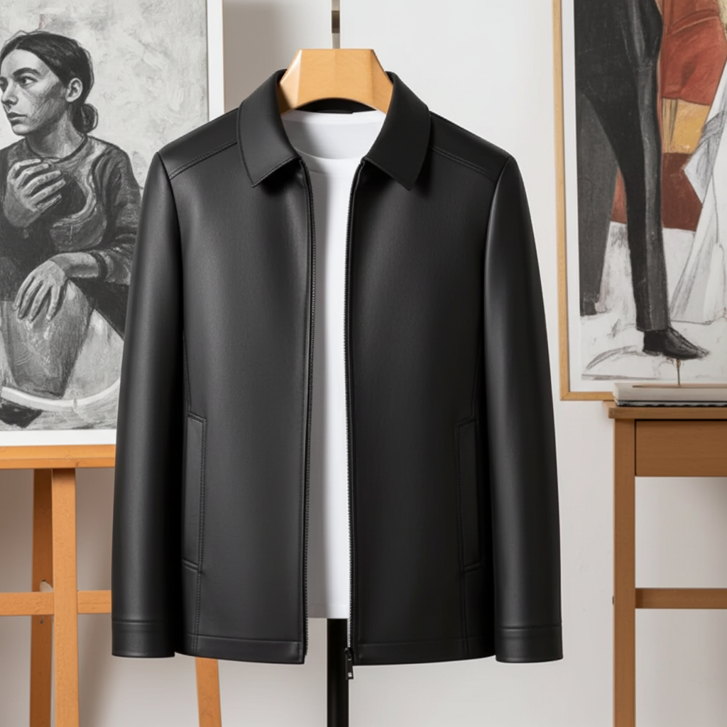 Men's Premium Slim Leather Jacket – The Regent